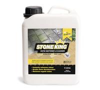 Stone King Patio Restorer and Cleaner - Removes Black Spots and Algae - Restore Natural Colour - Removes Black Lichen, Green Algae and White Fungi - Biodegradable and Acid-free - 2 L