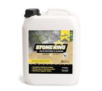 Stone King Patio Restorer and Cleaner - Removes Black Spots and Algae - Restore Natural Colour - Removes Black Lichen, Green Algae and White Fungi - Biodegradable and Acid-free - 4 L