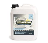 Stone King Porcelain Tile Cleaner - Deep Cleaning Tile Restorer for Patios, Paths, Walkways - Removes Slippery Green Algae, Black Lichen and White Fungi - Surface Treatment, 20 SQM, 4 Litre