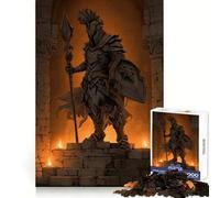 Stone Knight Ancient Ruins 1000 Piece Jigsaw Puzzles for Adults Teenagers Memory Gain Relaxed Mind Design Assembly 38x52cm