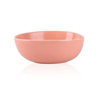Stone Lain Delilah 6-inch Bowl 6-Piece Dish Set, Porcelain, Peach