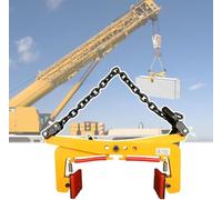 Stone Lifting Clamp, Granite Slab Lifting Clamp Adjustable Range Heavy Duty Stone Scissor Lifter for Carrying Vertical Transport, Yellow Opening Size 33-70cm
