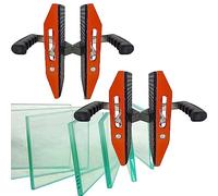 Stone Lifting Clamps, Double Handed Carrying Clamps for Granite and Marble Slabs, Seam Setter Tool, 2 Pieces for 5-50mm and 5-60mm Thickness