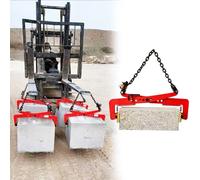 Stone Lifting Clamps Heavy Duty Adjustable Scissor Lifter Clamp for Handling Transporting Concrete Blocks,Hanging Chain Granite Lifter Tool - Handling Lifting and Transporting, Vertical Lift