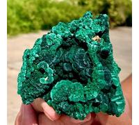 Stone Malachite Clusters, Quartz Crystal Ores, Collection(Size:110-200g)