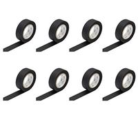 Stone Marketing mt Washi Masking Tape 15mm Matte Black - Set of 8 Rolls