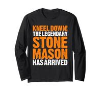 Stone Mason Kneel Down Long Sleeve T-Shirt