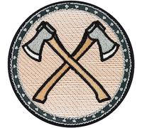 Stone Masonry Symbol Patch Morale Patches to Iron on/sew on | Stone Masonry Patches Patch Stone Mason Badge for All Fabrics | 75x75mm