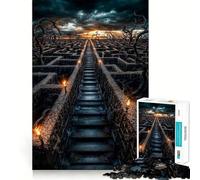 Stone Maze at Sunset 1000 Pieces Jigsaws Adults Puzzles Gifts Brain Workout Toy Relaxed Mind Art Assembly Memorable Gift 38x52cm