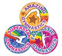 Stone Melon Reward Stickers 144 Gymnastics Superstar Stickers 30mm Round Awards Nursery School Teachers Parents Children Kids