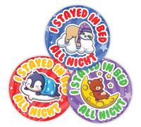 Stone Melon Reward Stickers 144 I Stayed in Bed All Night Stickers 30mm Round Awards Nursery Teachers Parents Children Kids