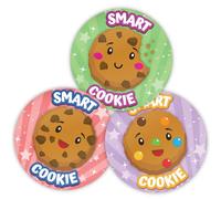 Stone Melon School Reward Stickers 144 Well Done Smart Cookie Stickers 30mm Round Awards Nursery Teachers Parents Children Kids