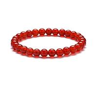 Stone,Natural Stone Beaded, 6Mm Natural Red Agate Men And Women Single Circle Jewelry, Personalized Clothing Accessories Jewelry