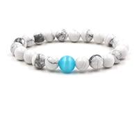 Stone,Natural Stone Beaded, 8Mm White Turquoise 10Mm Opal Popular Personality Fashion, Personalized Clothing Accessories Jewelry