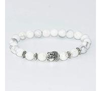 Stone,Natural Stone Beaded Fashion Seperate Beaded White Pine Stone Head Beads Elastic Personalized Clothing Accessories