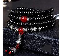 Stone,Natural Stone Multi-Layer Beaded Black Natural Jade Agate Jade Beeswax Color Crystal Jewelry Hand Ring Personalized Clothing Accessories Jewelry
