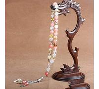 Stone,Natural Stone Multi-Layer Beaded Color 33 Natural Stone Agate Crystal Pendant Muslim Rosary Islamic Bracelets Personalized Clothing Accessories Jewelry