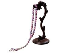 Stone,Natural Stone Multi-Layer Beaded Purple 33 Natural Stone Agate Crystal Pendant Muslim Rosary Islamic Bracelets Personalized Clothing Accessories Jewelry