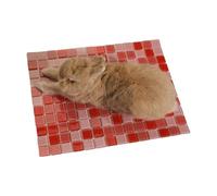 Stone Pad for Small Pet Hamsters Rabbits Heat Relief Shelter Easy Cleaning Hamster House Bed for Rabbits