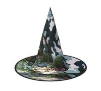 Stone path Halloween Witches Hats Witch Headbands Wizard Hat Costume Accessories Cosplay for Party Masquerade Foldable 1