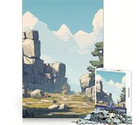 Stone Path Landscape 1000 Pieces Jigsaw Puzzles for Adults Recall Upgrade Stress Relief Tight Cut Santa Wish Pick 50x75cm
