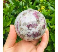 Stone Plum Blossom Tourmaline Crystal Ball Stones Home Decoration Ornaments (Size : 5-5.5cm)