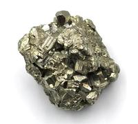 Stone Pyrite Crystal Cluster Irregular Stone Rock Decorative Gift(Size:210-250g)