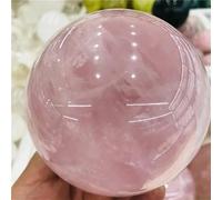 Stone Rose Quartz Magic Crystal Ball Sphere Decoration Gift(500-600g)