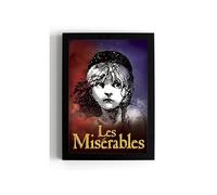 STONE ROSES A5 Framed Les Miserables - Musical Theatre wall art print (frame 21 x 16 cms) musical classics