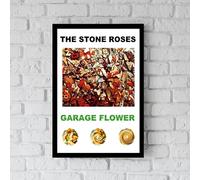 STONE ROSES The - A4 Wall Art Print, record cover 'Garage Flower' - (29.7 x 21 cms PRINT ONLY)