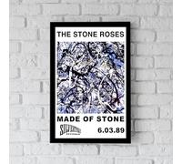 STONE ROSES The - A4 Wall Art Print, record cover 'Made of Stone' - (29.7 x 21 cms PRINT ONLY)