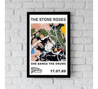 STONE ROSES The - A4 Wall Art Print, record cover 'She Bangs The Drums' - (29.7 x 21 cms PRINT ONLY)