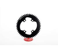 STONE Round Chainring Single Plate 107 BCD Compatible with SRAM Rival AXS Gravel Road Road CNC Aluminum 7075-T651 4 Arms 38T | 40T | 42T | 44T | 46T | 48T (48T)