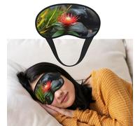 Stone Safflower Sleep Mask for Side Sleeper Blackout Eye Masks for Women Men Blindfold Mask Side Sleeper Eye Cover for Sleeping Nap Blackout Eye Shade Cover for Travel