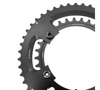 Stone Shimano Road 2x 110 Bcd Chainring 52/36t Black