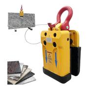 Stone Slab Lifting Clamp, Heavy Duty 2200LBS Capacity with Adjustable Jaw & Rubber Grip for Safe Construction and Stone Processing, Fits 0.39"-2.76" Slabs