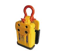 Stone Slab Lifting Clamp Large Plate Handling Tool Granite Marble Lifter Lift Within 1000kg,High Precision(Black Rubber 15-50MM)