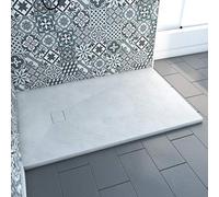 Stone SMC in White 140 x 90 cm Rectangular