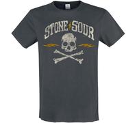 Stone Sour Amplified Collection - Skull T-Shirt charcoal XXL