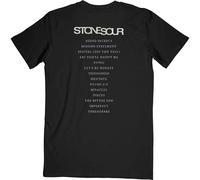 Stone Sour T Shirt Audio Secrecy Square Band Logo new Official Mens Black