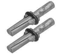 Stone Splitter, 2PCS High Speed Steel Kindling Splitter, Heavy Duty Plug Wedges Splitting Wedge for Open Stone, Broken Stone, Separate Stones, Rocks, Granite, Marble