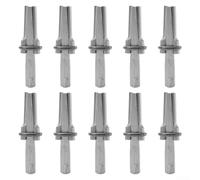 Stone Splitter Set, With 10 Wedges And Feather Shims, Rock Splitting Kit, Quarrying Tools for Rock Granite Concrete Splitting Hand Tool 5/8 Inch