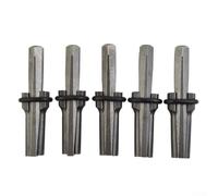 Stone Splitter Wedges 9/16 Inch Heavy Duty Rock Breaking Tool Set for Granite Concrete Limestone - 5pcs 14mm x 105mm Steel Feathers