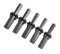 Stone Splitting Wedges 18mm Professional Rock Splitter Kit for Breaking Stone Concrete - High Hardness Steel Wedge and Shim Set 5pcs