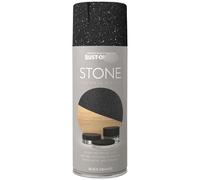 Stone Spray Paint 400ml - Black Granite - With Stone Textured Spray Paint, You Can Create the Natural Look and Texture With Ease - Interior Use Only - Excellent Coverage, Hiding and Colour Retention.