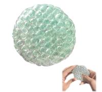 Stone Squeaky Stress Ball, Noisy Vacuum Stress Balls with Shapeable Beads, Squishy Sensory Fidget Balll for Man Women (Blue)