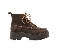 Stone Street Mid 7-Eye Platform Kiltie Boot - female - Timberland - Lace-up Boots - Brown - 4 UK - Shoes 4 UK