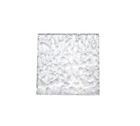 Stone Texture Acrylic Sheet, 3mm Clear Textured Acrylic Sheet, Square Sizes 100-500mm(Wave Ripple,300x300mm)