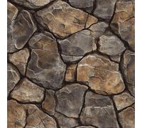 Stone Texture Peel and Stick Wallpaper 0.3×5 m Removable Self Adhesive Rock Gravel Road Contact Paper Sticky Back Thicken Waterproof Matte Wall Paper for Living Room Bedroom Furniture Decorate