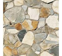 Stone Texture Peel and Stick Wallpaper 0.52×20 m Removable Self Adhesive Rock Gravel Road Contact Paper Sticky Back Thicken Waterproof Matte Wall Paper for Living Room Bedroom Furniture Decorate